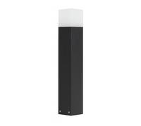 Poteau d'éclairage 58 cm 1xE27 noir IP44 SU-MA Cube CB-580 BL