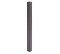 Mendler Poteau en Aluminium Sarthe clôture WPC, système enfichable - 98cm, Gris