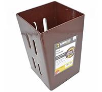 Poteau Extender Rouge 100 mm x 100 mm Spike Clôture support support 10,2 cm Bois de jardin