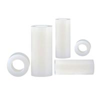 Poteau isolant ABS, rondelle en plastique, manchon à vis for poteau isolant rond M3, rondelle poteau droit for l'espacement et l'isolation Cale fixe(3.2 * 7 * 40 (50 pieces))