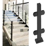 Poteaux de balustrade en verre avec pince, système de garde-corps de sécurité en acier inoxydable