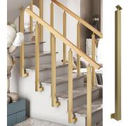 Poteaux de balustre d'escalier en fer forgé | Garde-corps extérieur intérieur multicolore de plusieurs tailles(Oro,85cm/33.5in)