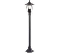 Potelet e térieur BRILLIANT CARLEEN métal verre E27 ma 60W IP44 Noir Noir G