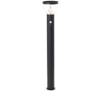 Potelet e térieur TULIP LED et solaire Détecteur de mouvement Acier ydable