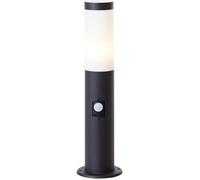 Potelet extérieur avec détecteur de mouvement DODY E27 - BRILLIANT - Noir - Certification IP44