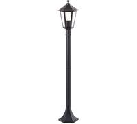 Potelet extérieur - BRILLIANT - CARLEEN - noir - métal/verre - E27 max 60W - IP44