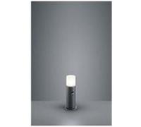 Trio-Leuchten Lampadaire sur pied Hoosic – aluminium, avec détecteur, anthracite/blanc, 30 cm