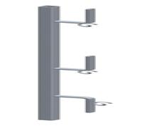 Potelet porte filet 1m et lisses carré 30mm x 30mm x 1,20m - DIMOS - 020139