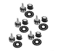 Potentiomètre à film de carbone 10K B103 avec potentiomètre à film de | Résistance de 10 K Ohm, matériau en film de carbone, construction compacte, pour circuits, réglage précis