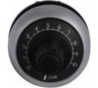 Potentiomètre Eaton, classique, M22, 22,5 mm, R 2,2 kΩ, P 0,5 W, bague avant titane 171157