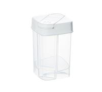 Pots à épices : récipients à épices anti-fuite avec flacon d'assaisonnement quantitatif à double couvercle, bocaux à épices quantitatifs bouteilles d'assaisonnement anti-fuite, Re
