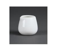 Pots à Lait et Crème en Porcelaine Blanche 85 ml x 12