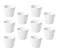 Pots de Fleurs pour d'Intérieur Lot de 10 pots de fleurs portables | Cache-pots pour Plantes d'Intérieur Décoration Maison Pour Bureau Balcon Patio Jardin Maison Extérieur Cactus