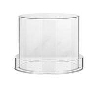 Pots de Transparents avec Égouttoir,Pot de Culture Clair - Conteneurs Et Godets Acryliques Plateau Pour Soucoupes Pour Culture De Fleurs Jardin D'Intérieur Et Démarrage De
