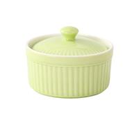 Pots en céramique avec couvercle pour cuire à la vapeur et servir des repas, ramequin élégant et fonctionnel, gadget de cuisine, bol en faïence