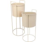 Pots en métal IDEM, 2 pièces
