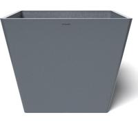 POTS&MORE Pflanztopf Prismo 50, Ã¸ 50 cm quadratisch Grau Höhe 40,5 cm
