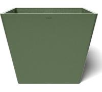 POTS&MORE Pflanztopf Prismo 50, Ã¸ 50 cm quadratisch Olivgrün Höhe 40,5 cm