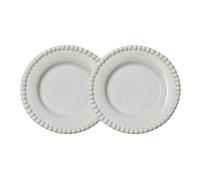 PotteryJo Assiette Daria Ø22 cm Lot de 2 Cotton white shiny