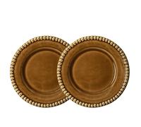 PotteryJo Assiette Daria Ø22 cm Lot de 2 Umbra