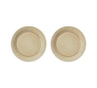 PotteryJo Pack de 2 assiettes à dessert Daga Ø20 cm Avoine