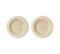 PotteryJo Pack de 2 assiettes creuses Daga Ø23.5cm Avoine