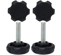 POTUBI Pieds de nivellement à vis Main M6 x 25x30mm, niveleur réglable, Protecteur Sol for Machine, Meubles, Table, Pied Bureau, Paquet 4