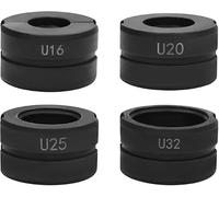 POTYYH Lot de 4 mâchoires de sertissage U16/20/25/32 mm Profil U pour pinces à sertir