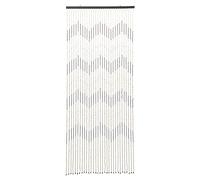 POTYYH Rideau de porte, Rideau de perles Rideau à fils Rideau anti-mouches Rideau de perles en bois Séparateur de pièce Décoration pour salon Balcon et chambre à coucher, 90x220cm