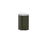 Poubelle 20 L en acier vert foncé HDSort