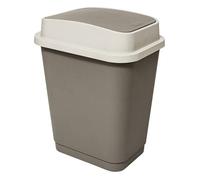 Poubelle 25L en plastique taupe - 5 five simply smart