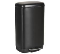 Poubelle 30 L ECOCOLLECT Métal Noir