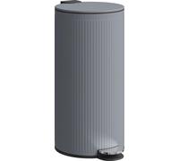 Poubelle 30 l - Poubelle à pédale - Couvercle Soft-Close - Seau intérieur amovible - Fermeture silencieuse - Pour la cuisine et le bureau - Gris
