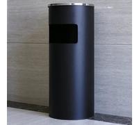 Poubelle 30L avec fût intérieur et cendrier adaptée aux lieux publics