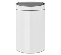 Poubelle 40 L Blanche - Touch Bin - Brabantia