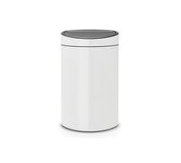 Poubelle 40l blanche 114984