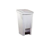 Rossignol Poubelle à pédale Mobily 60 L - couvercle blanc