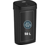 Poubelle à capteur - 50 L - Sans contact et hygiénique - Noir