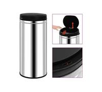 Poubelle à capteur automatique 80 L Acier inoxydable