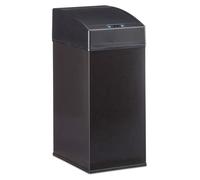 Poubelle à capteur - Poubelle sans contact 7 litres - Couvercle à ouverture automatique - Noir - 35 x 15 x 20 cm - Pour salle de bain, cuisine et sous le bureau