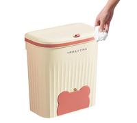 Poubelle à compost de cuisine, poubelle suspendue - Poubelle de bureau | de bureau, petite corbeille de cuisine avec couvercle pour la maison, la, la maison, le jardinage