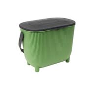 EDA Poubelle à compost 10 L avec filtre à charbon – Vert