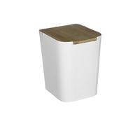- Poubelle à couvercle Baltik - 5 L - Blanc