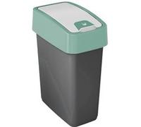 keeeper Poubelle Magne rectangulaire 10 L à couvercle basculant Vert