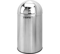 Poubelle à couvercle poussoir, modèle Ad 253, capacité : 35 litres