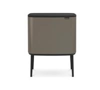 Poubelle à couvercle tactile BO 11 + 23 l, platine, Brabantia