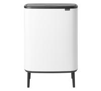 Poubelle à couvercle tactile BO HI 2 x 30 l, blanc, Brabantia