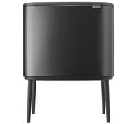 Poubelle à couvercle tactile BO TOUCH BIN 11 + 23 l, gris confidentiel, acier, Brabantia