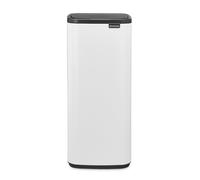 Brabantia Poubelle Bo Touch Bin 30 L – ouverture soft-touch, seau amovible – Blanc