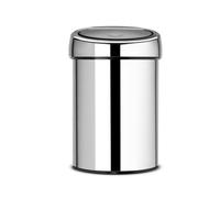 Poubelle à couvercle tactile TOUCH BIN 3 l, acier brillant, Brabantia